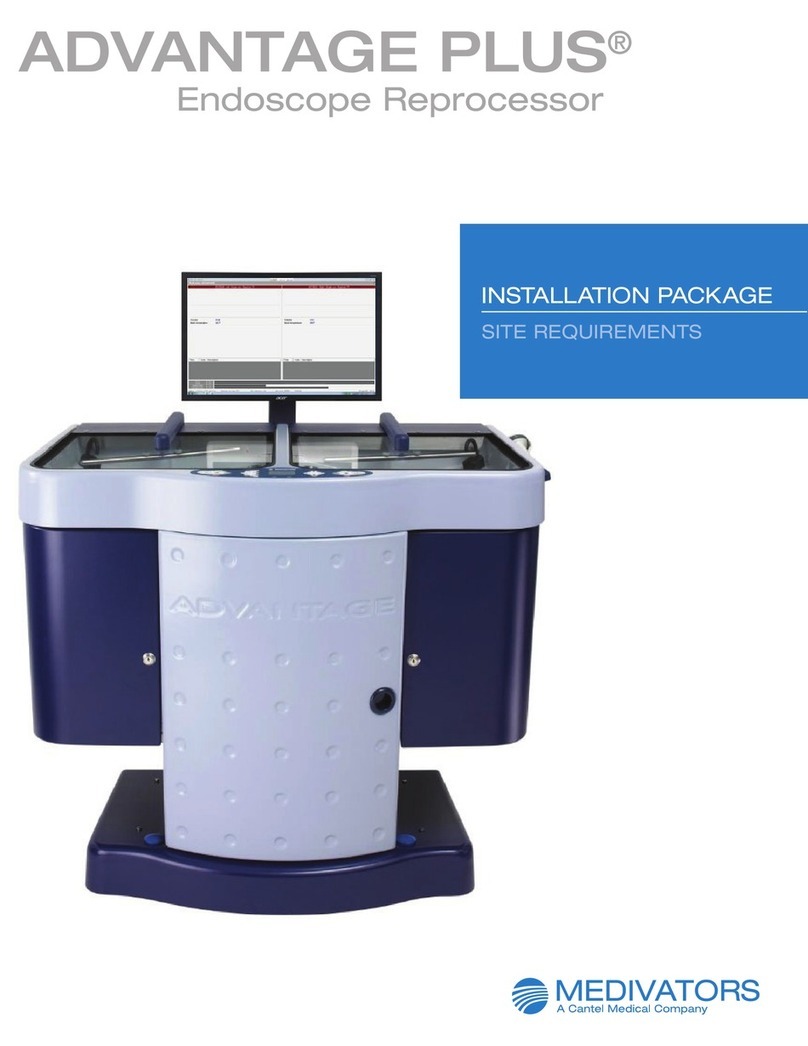 Medivators ADVANTAGE PLUS Site requirements Medivators ADVANTAGE PLUS Site requirements