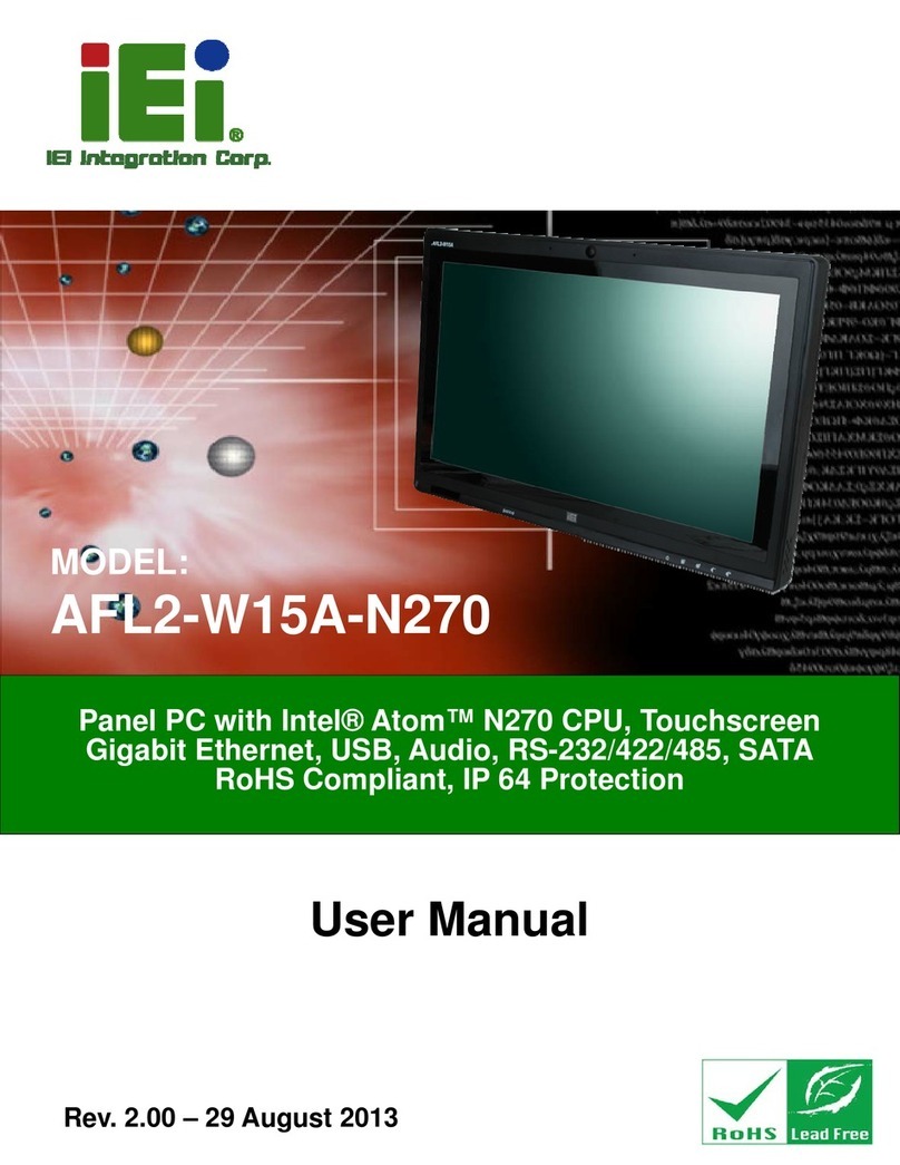 IEI Technology AFL2-W15A-N270 User manual