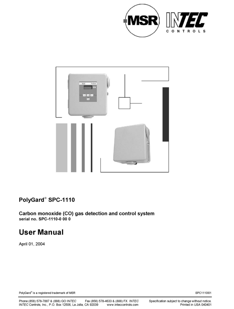PolyGard SPC-1110 user manual