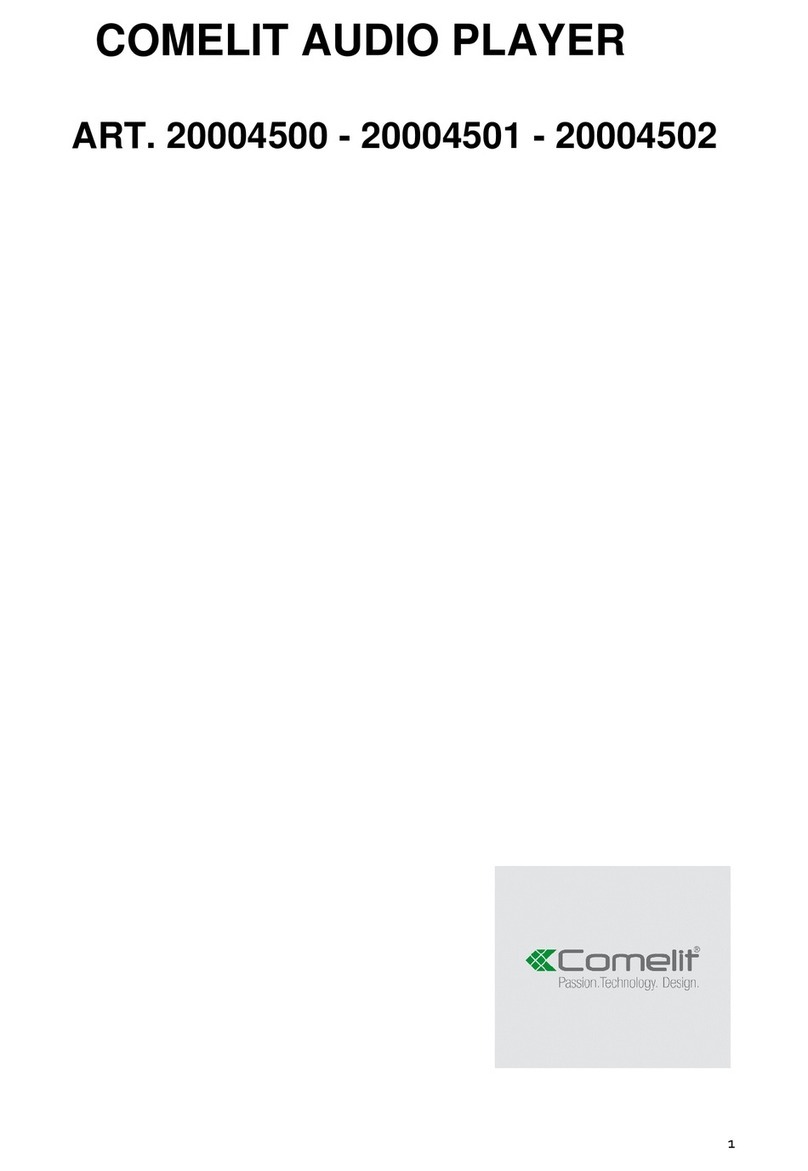 Comelit 20004501 user manual