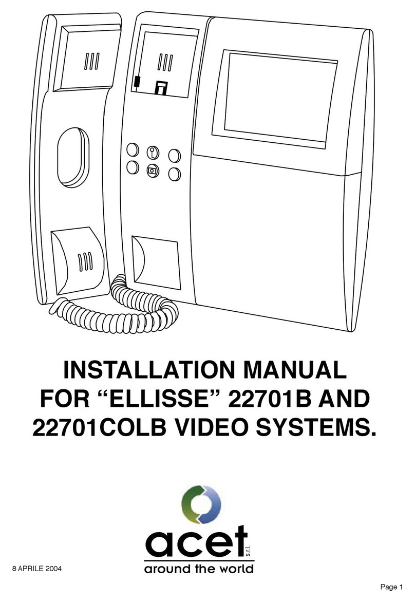 acet ELLISSE 22701B installation manual