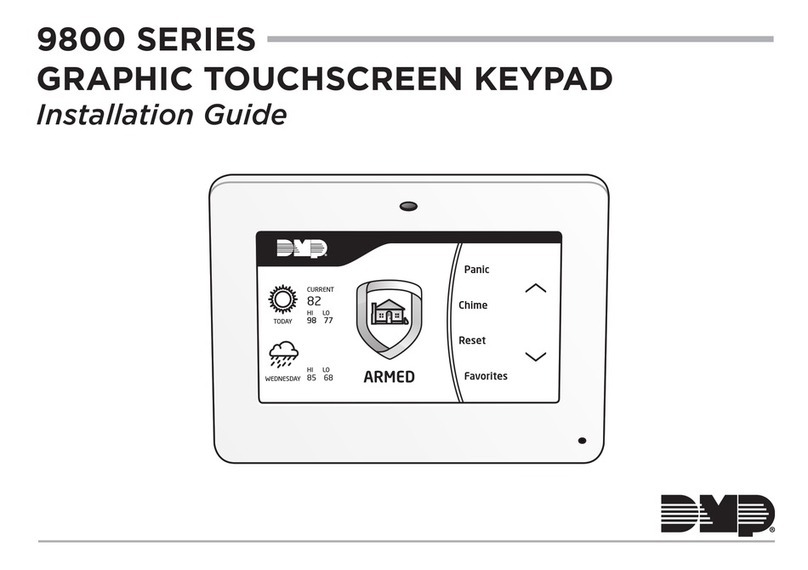 Digital Monitoring Products 9800 SERIES installation guide