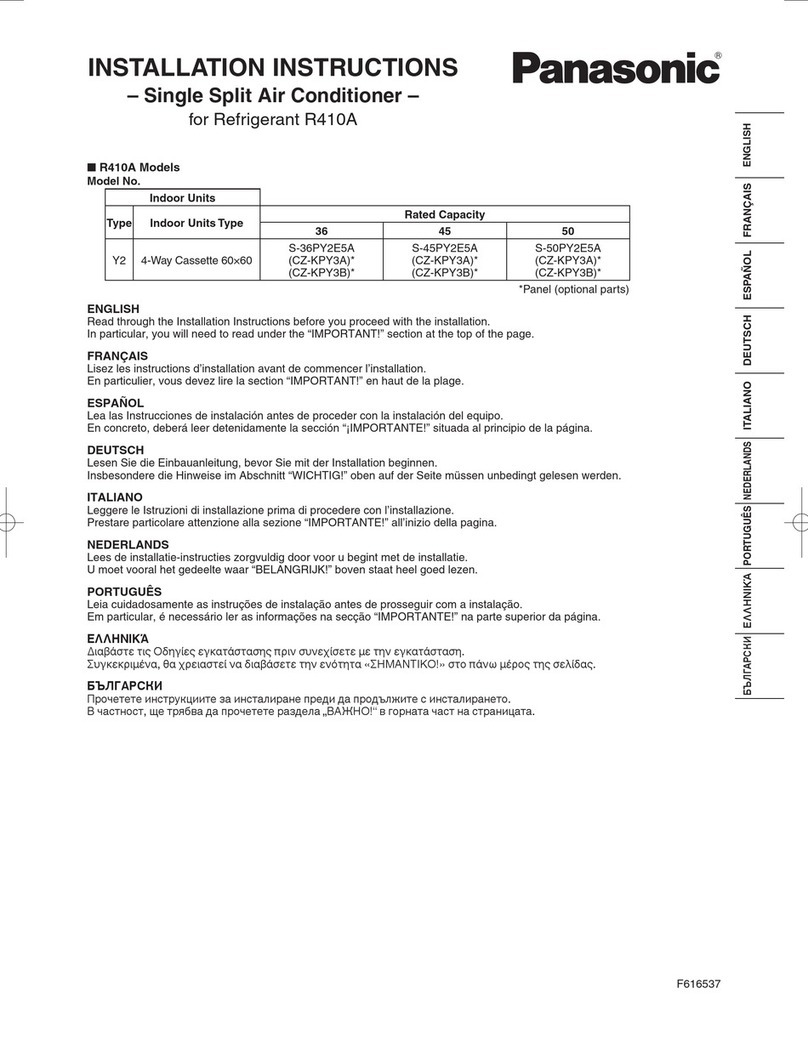 Panasonic CZ-KPY3A series User manual