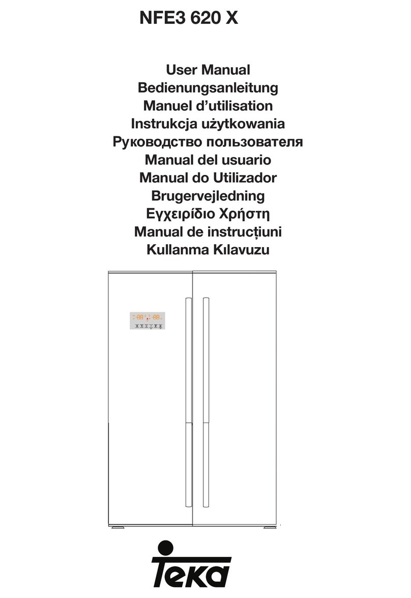 Teka NFE3 620 X user manual