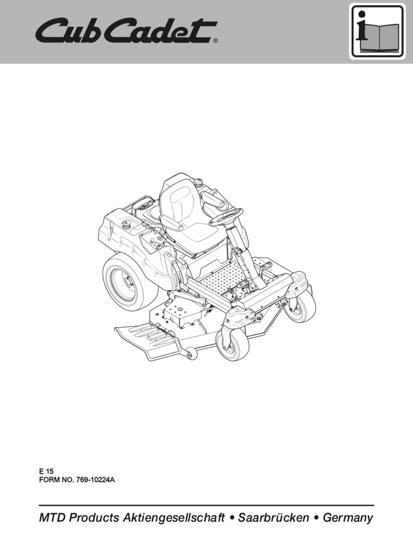 MTD Cub Cadet User manual