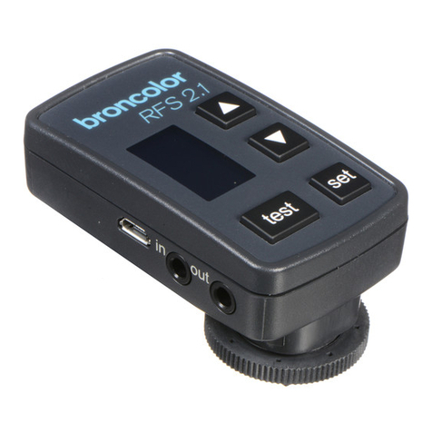 Broncolor RFS 2 user manual
