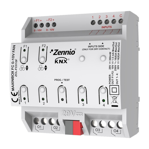 Zennio MAXinBOX FC 0-10V VALVE user manual