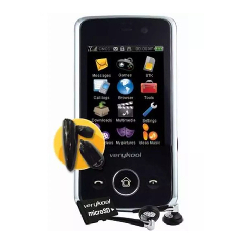 Verykool I800 User manual Verykool I800 User manual