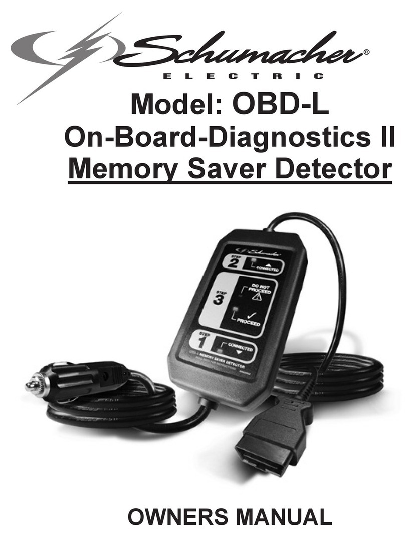Schumacher Electric OBD-L owner's manual