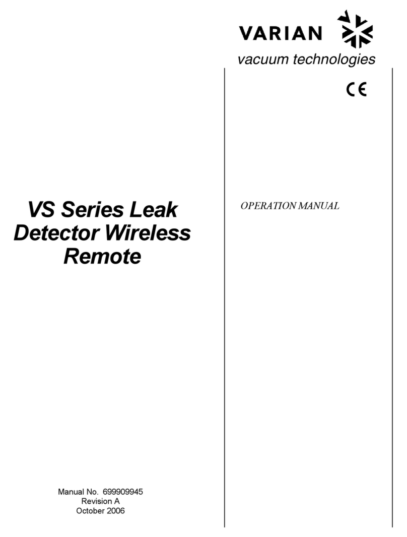 Varian VS PR02x Operation manual