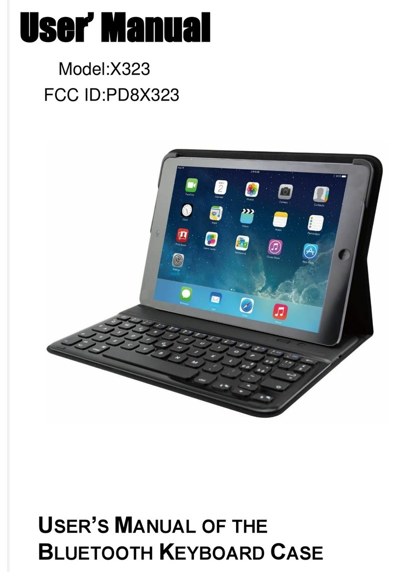 SHENZHEN CTECH SCIENCE & TECHNOLOGY X323 User manual