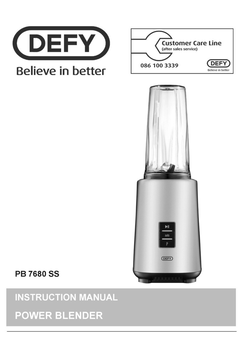 Defy PB 7680 SS User manual