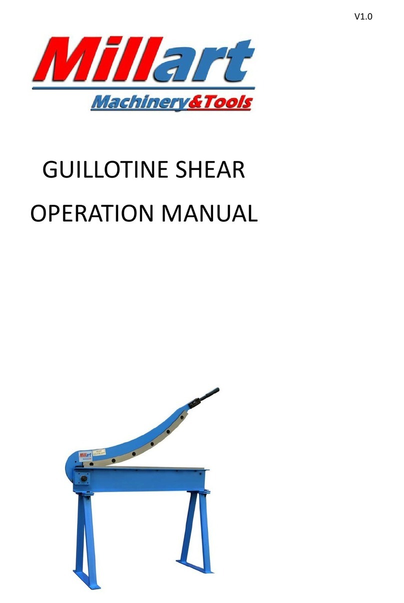Millart HS-800 Operation manual
