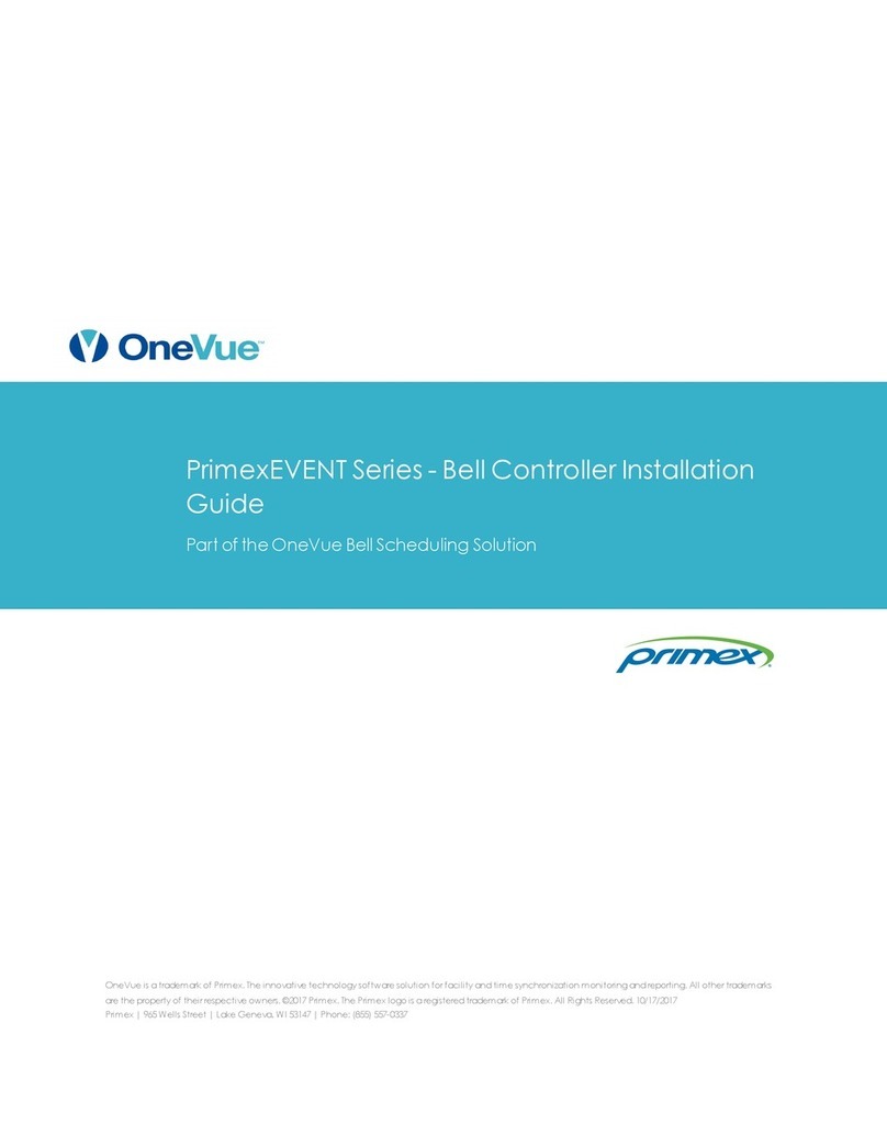 Primex PrimexEVENT Series installation guide