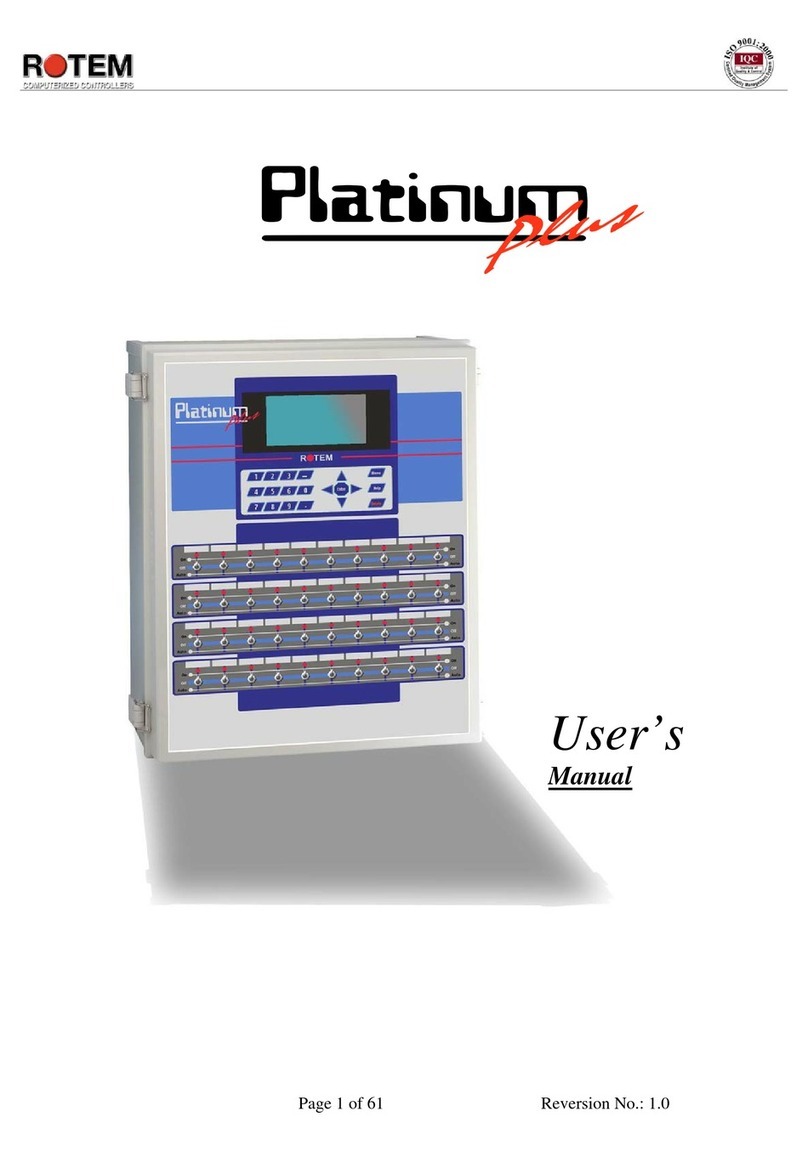 Rotem Platinum PLUS user manual