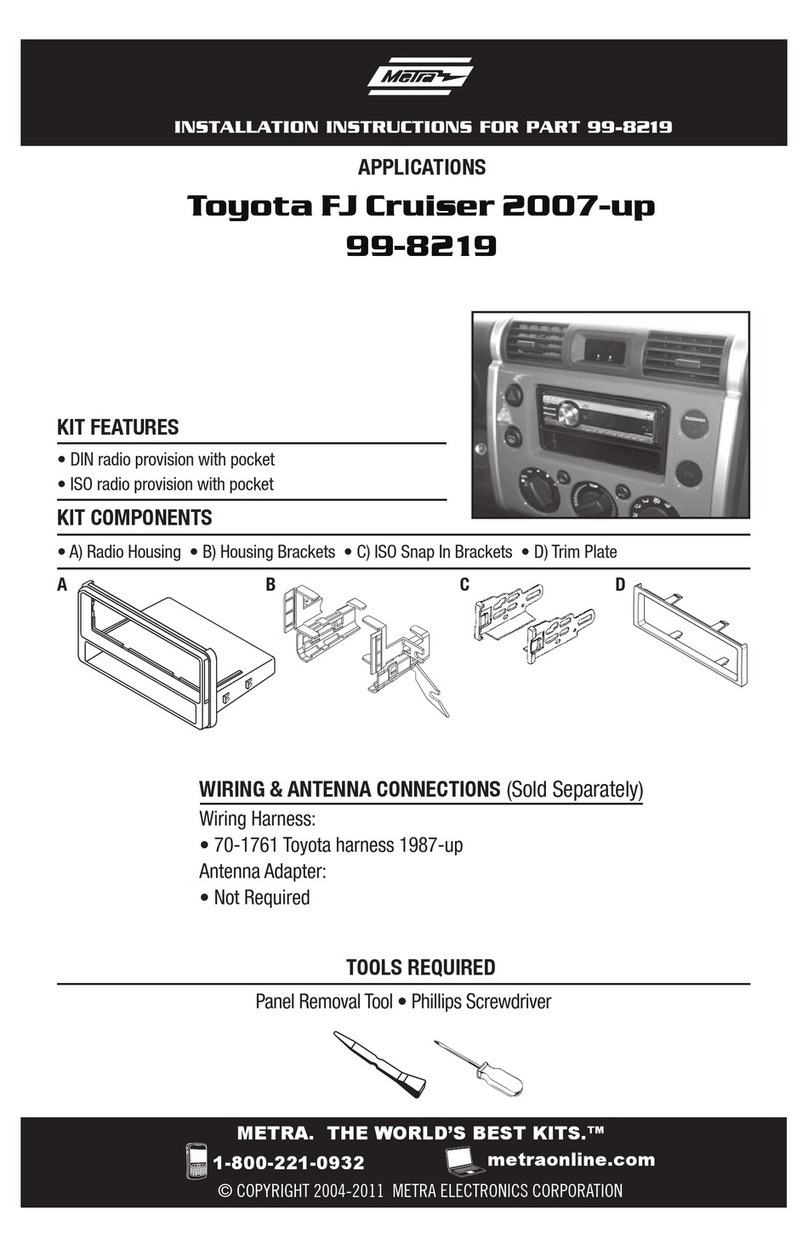 Metra Electronics 99-8219 User manual