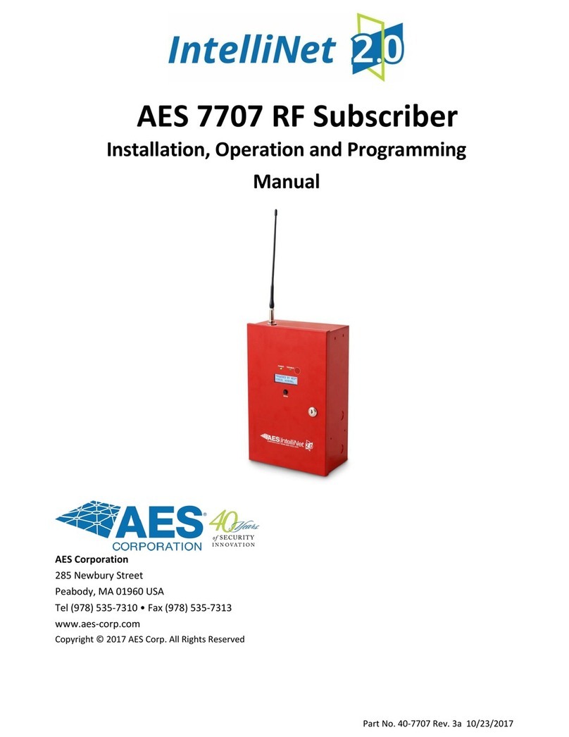 AES 7707 Installation, operation, and programming manual
