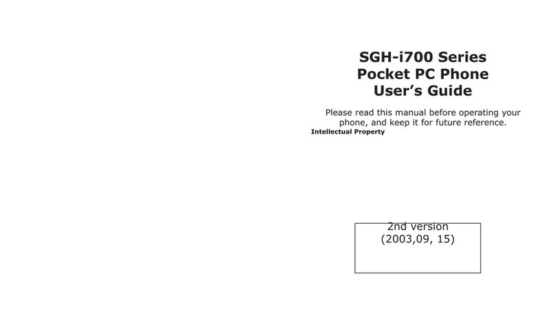 Samsung SGH-i700 Series User manual
