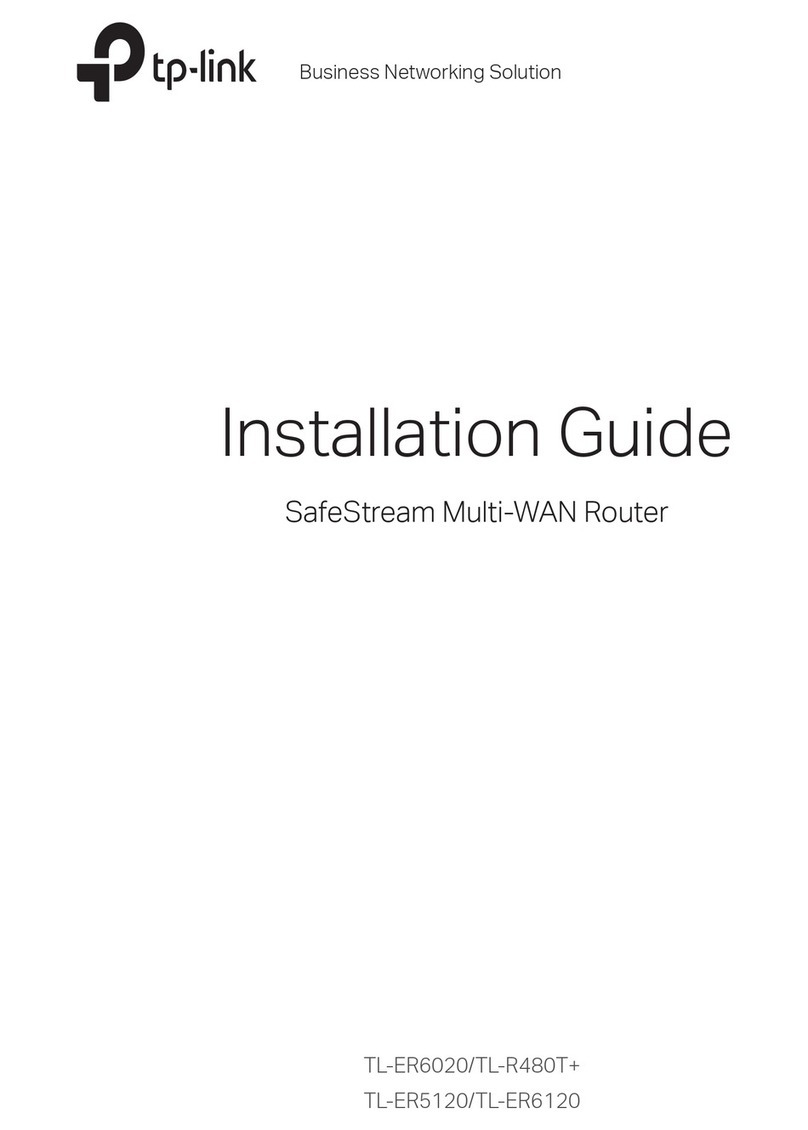 TP-Link SafeStream TL-ER6020 User manual