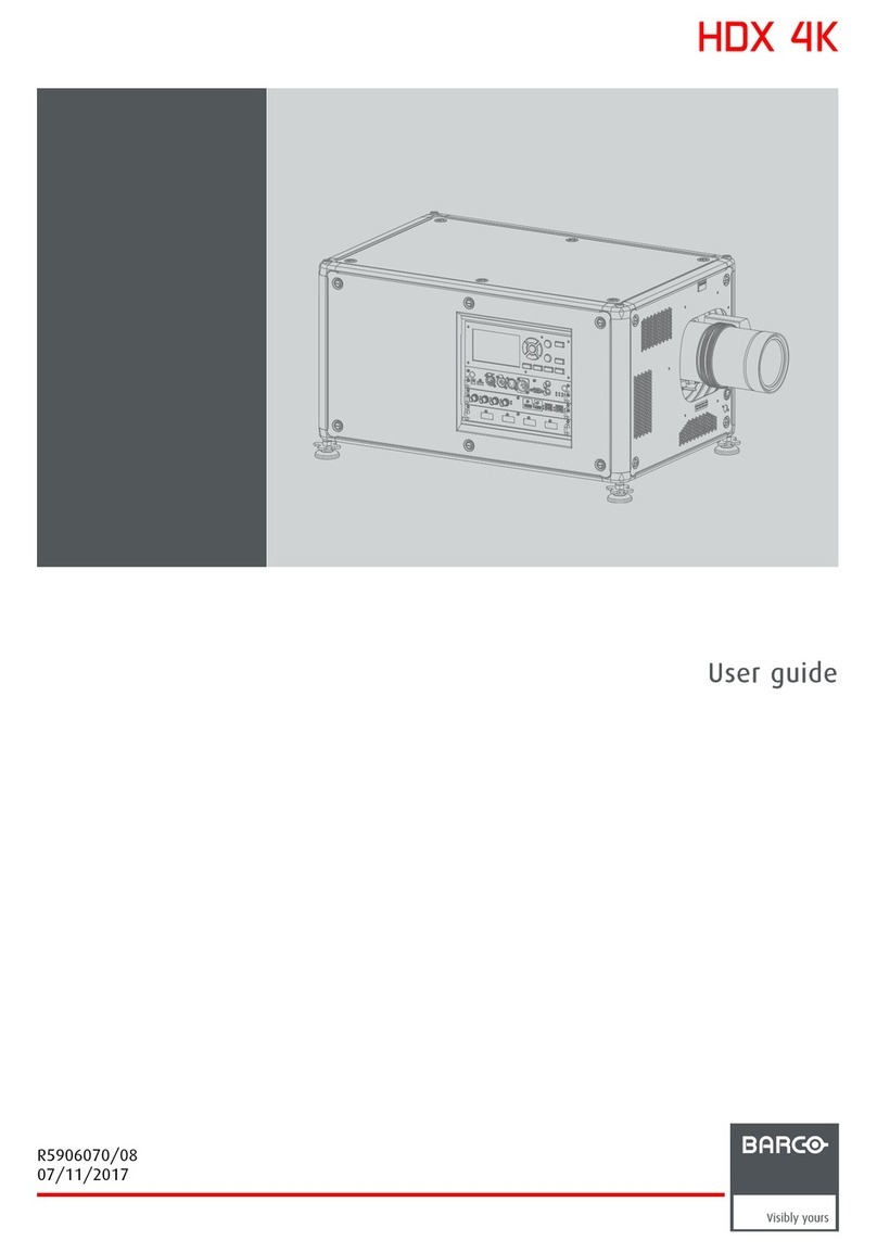 Barco HDX 4K User manual