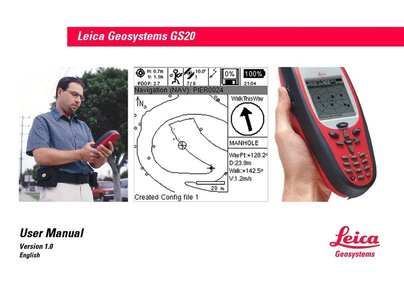 Leica Geosystems GS20 user manual