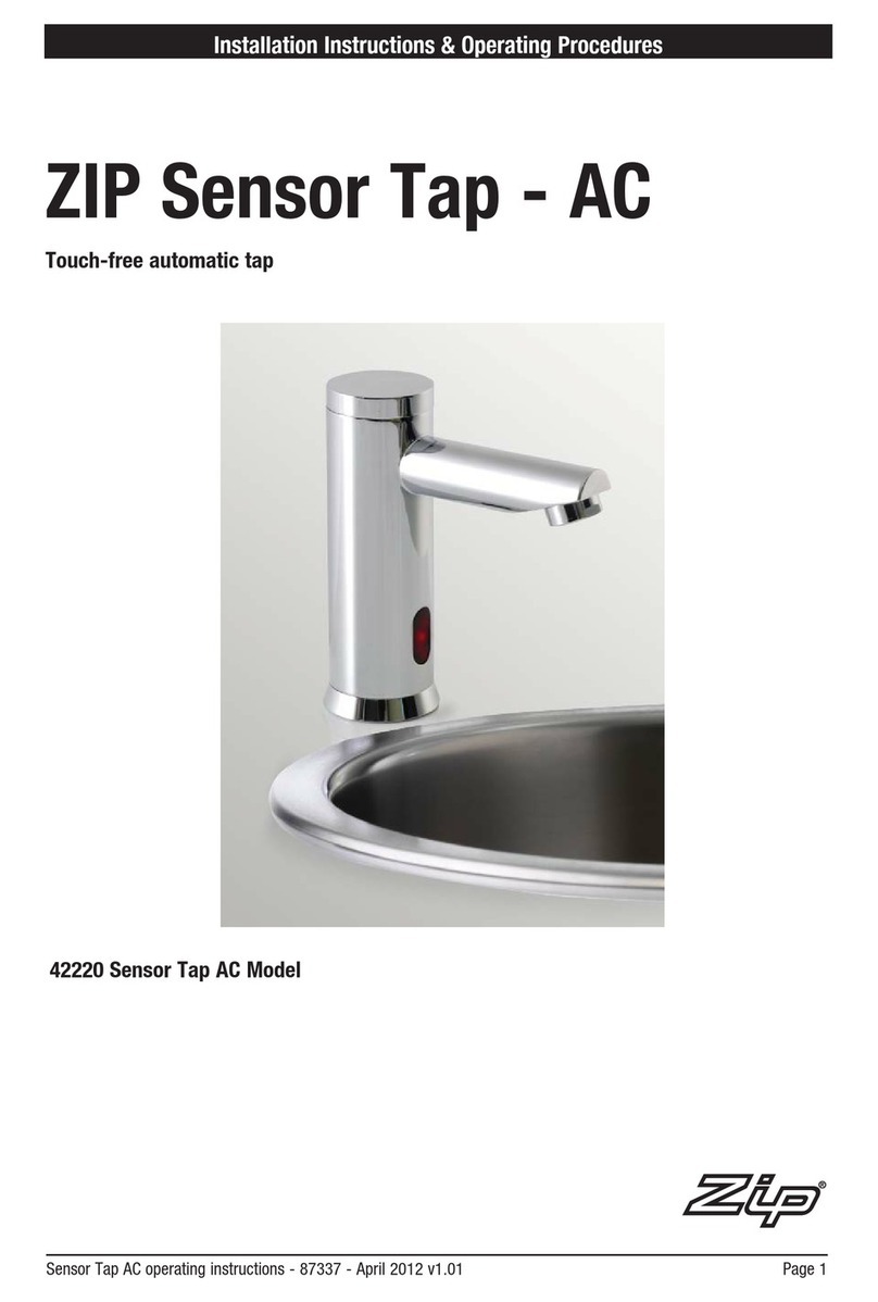 Zip 42220 Sensor Tap AC Parts list manual