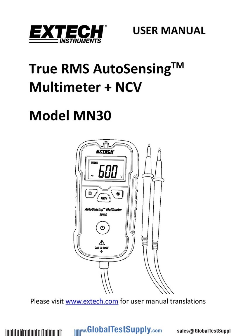 Extech Instruments MN30 User manual