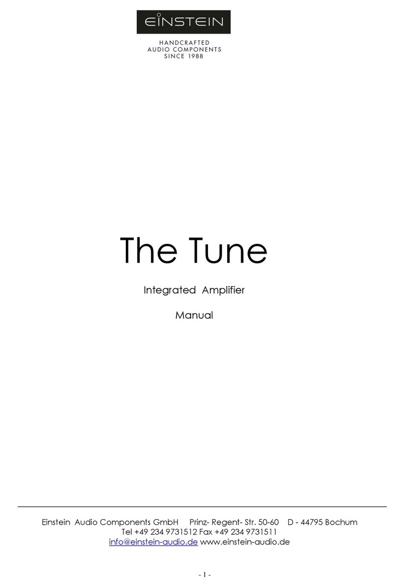 Einstein The Tune User manual
