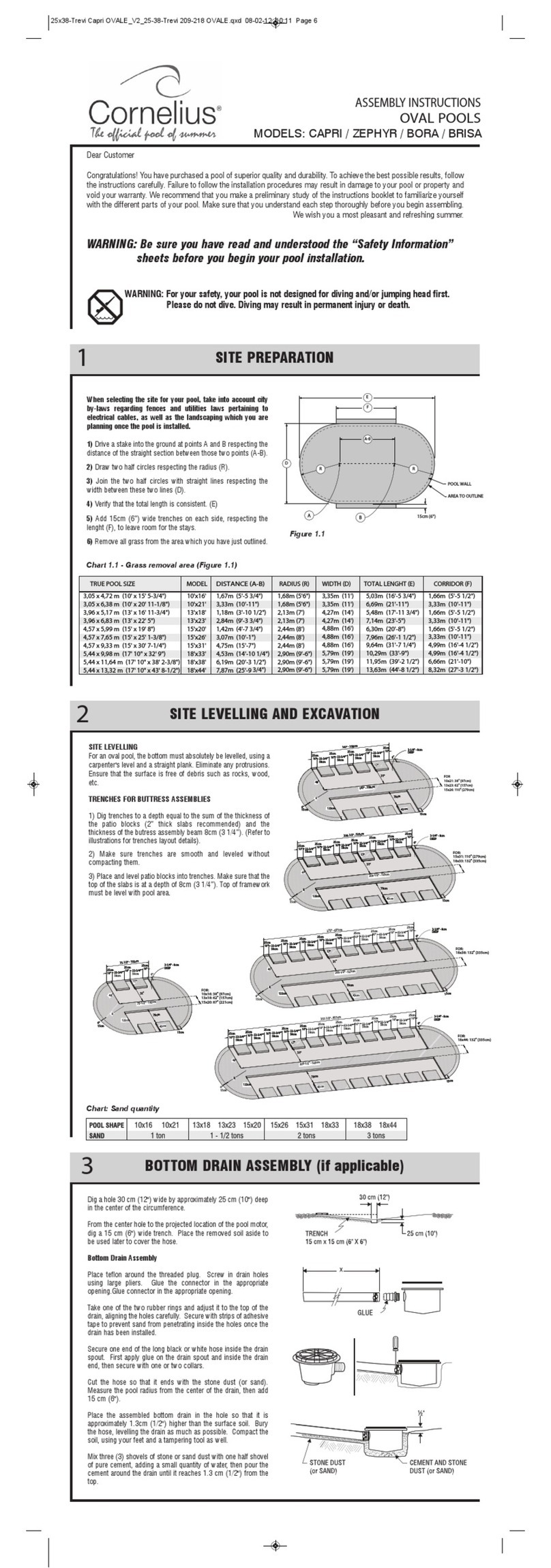 Cornelius CAPRI Assembly instructions