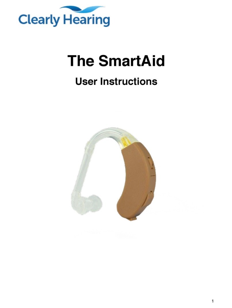 Clearly Hearing SmartAid User instructions