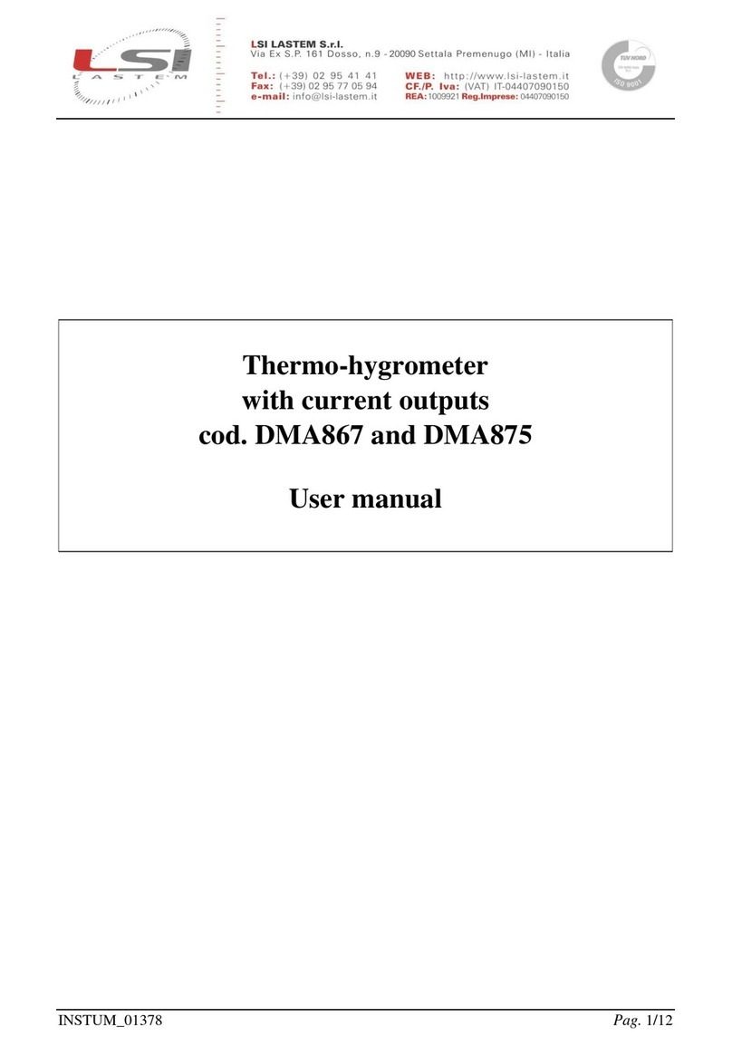 LSI LASTEM DMA867 User manual