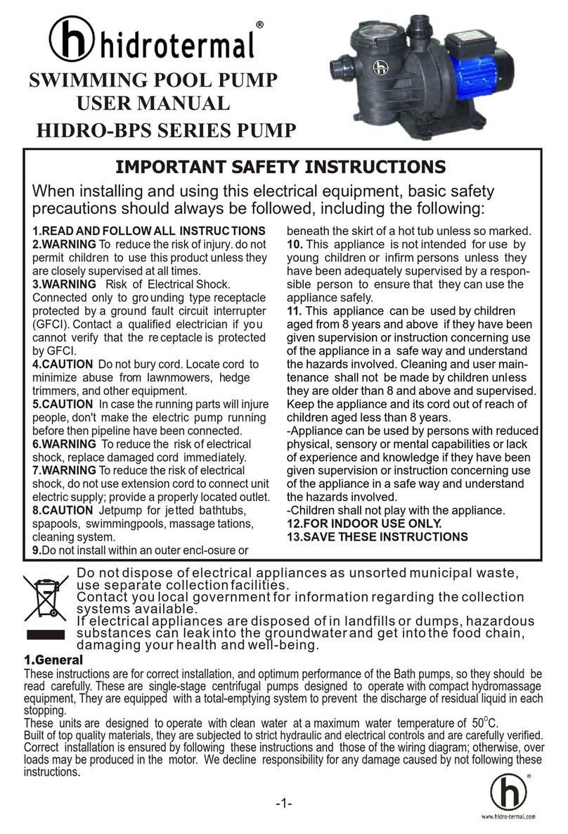 Hidrotermal HIDRO-BPS050 user manual