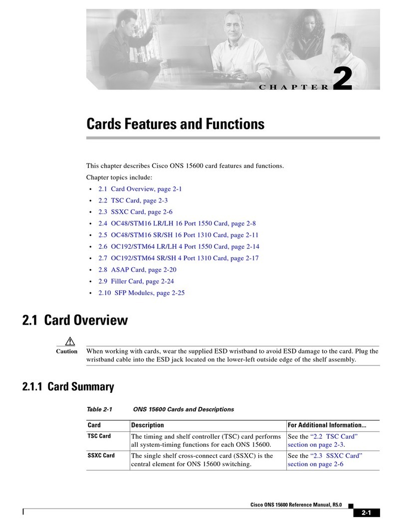 Cisco ONS 15600 Reference manual