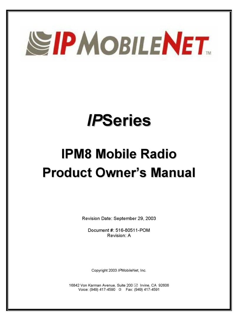 IPMobileNet IPM8 Product owners manual