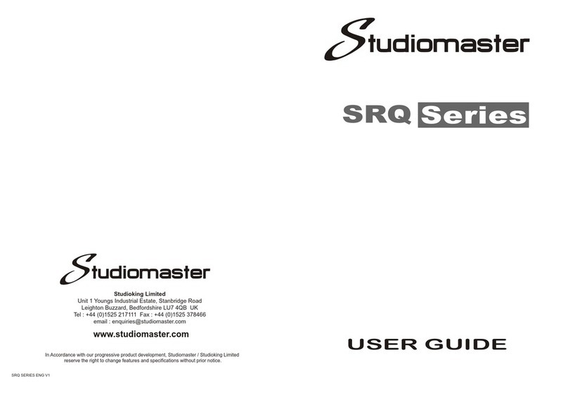 Studiomaster SRQ 62 user guide