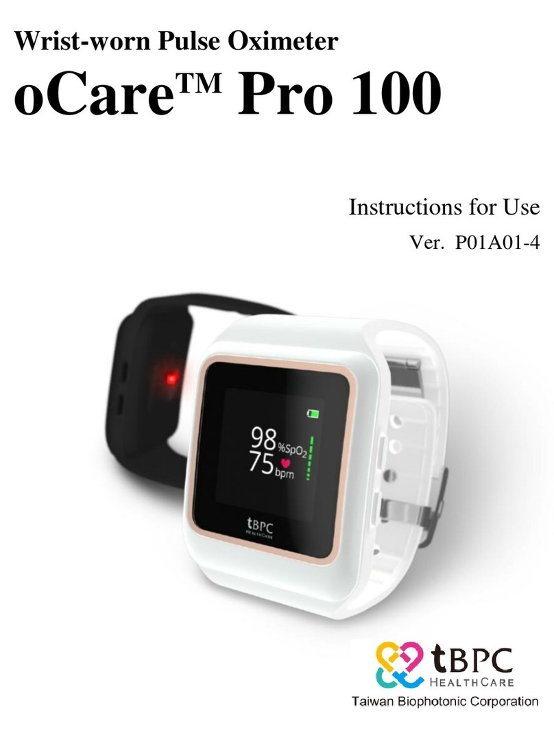 tBPC oCare Pro100 Instructions for use