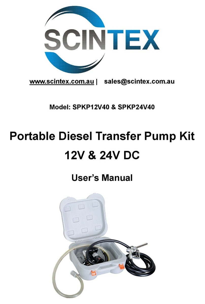 SCINTEX SPKP12V40 User manual
