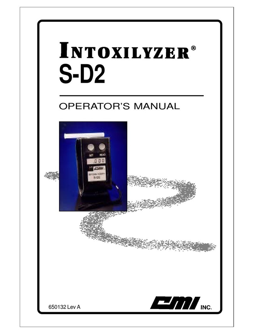 CMi Intoxilyzer S-D2 Operator's manual