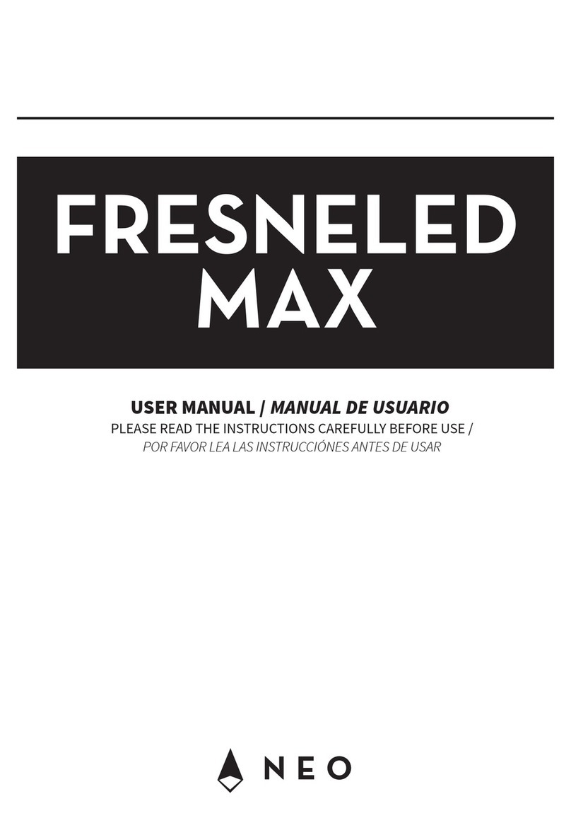 TECshow FRESNELED 3100 MAX User manual