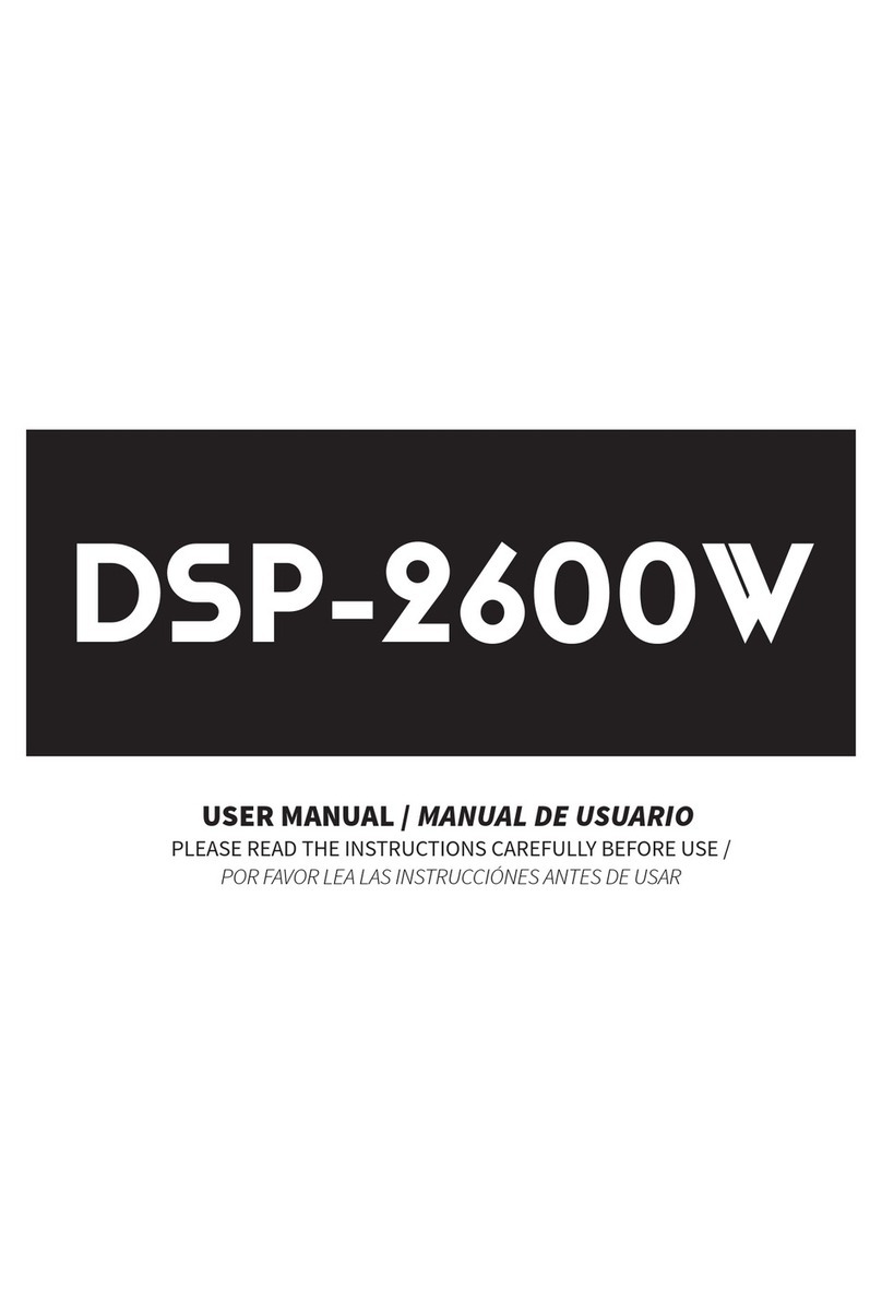 TECshow DSP-2600 W user manual