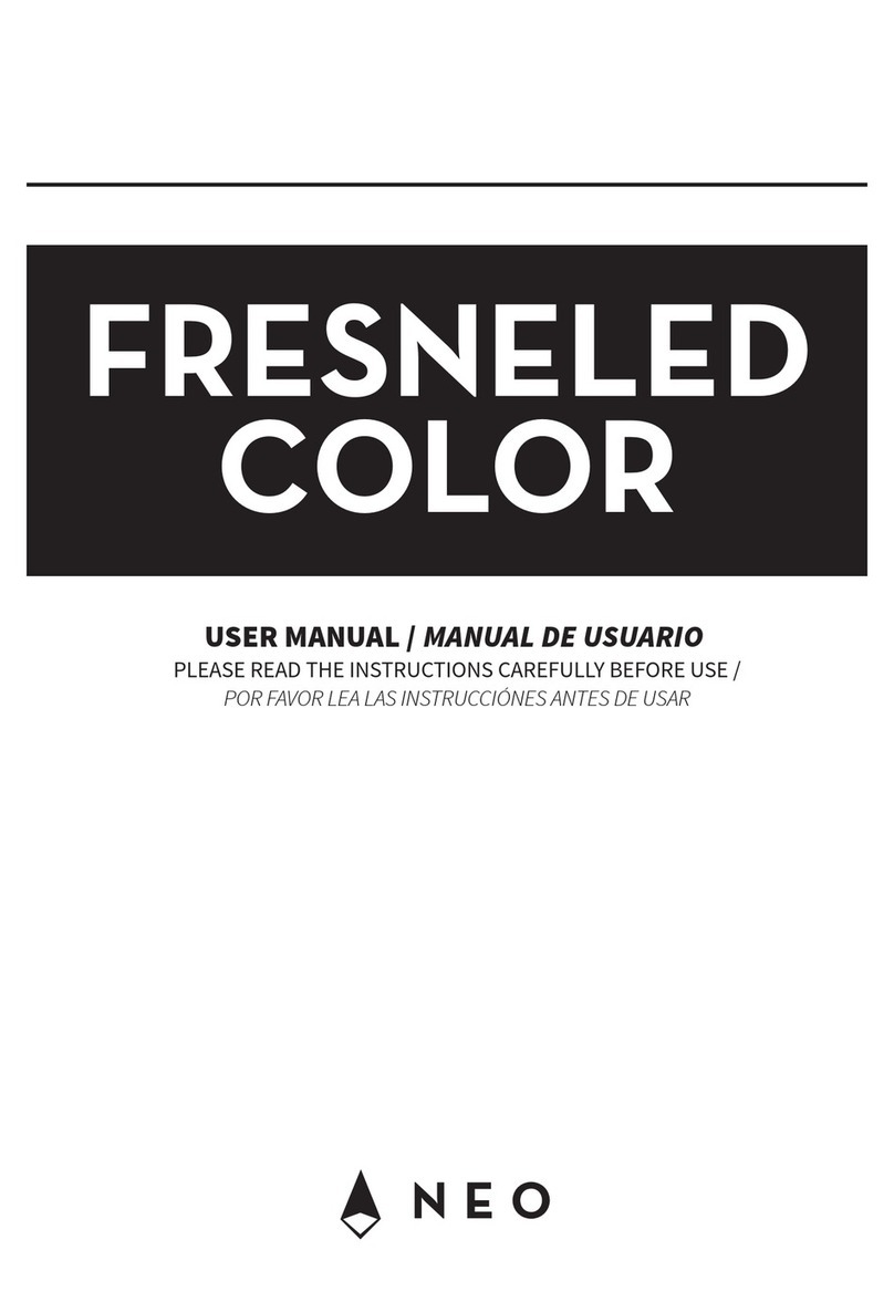 NEO FRESNELED COLOR user manual