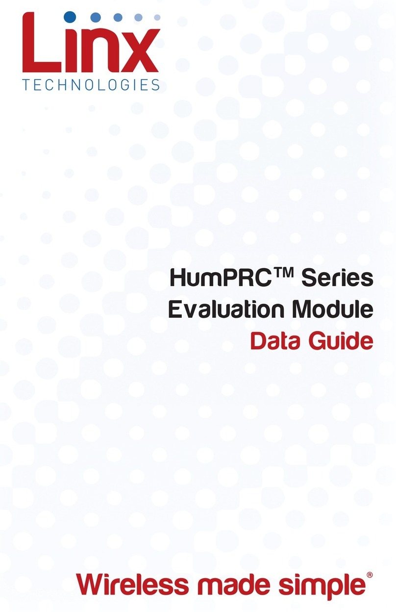 Linx HumPRC EVM Series Data guide