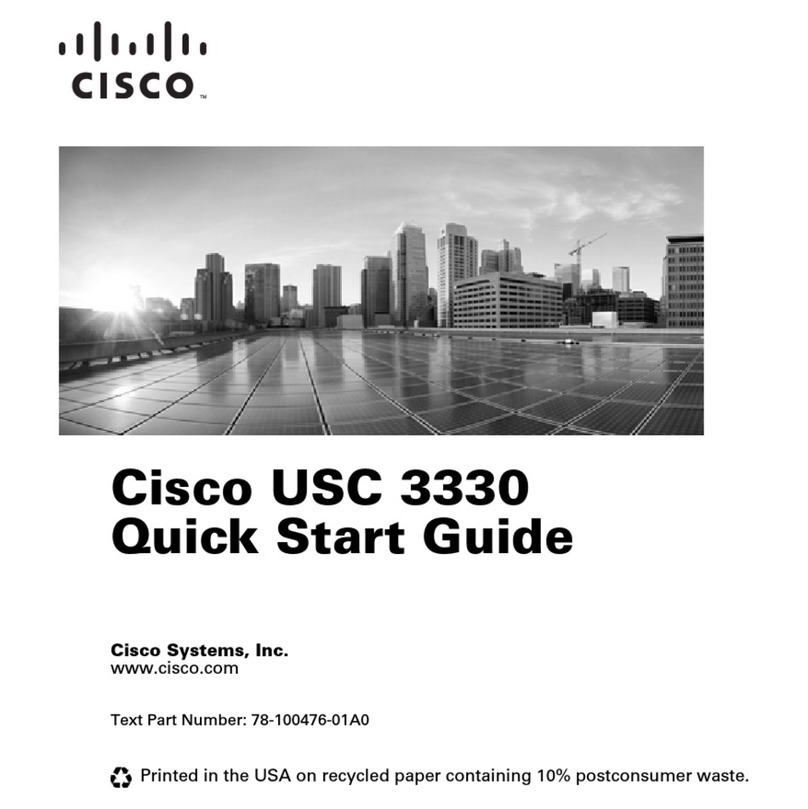 Cisco USC 3330 quick start guide