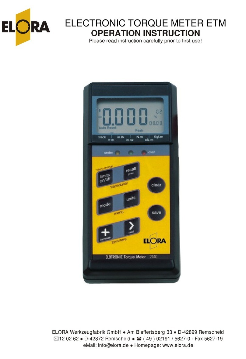 ELORA 2440-ETM Technical manual