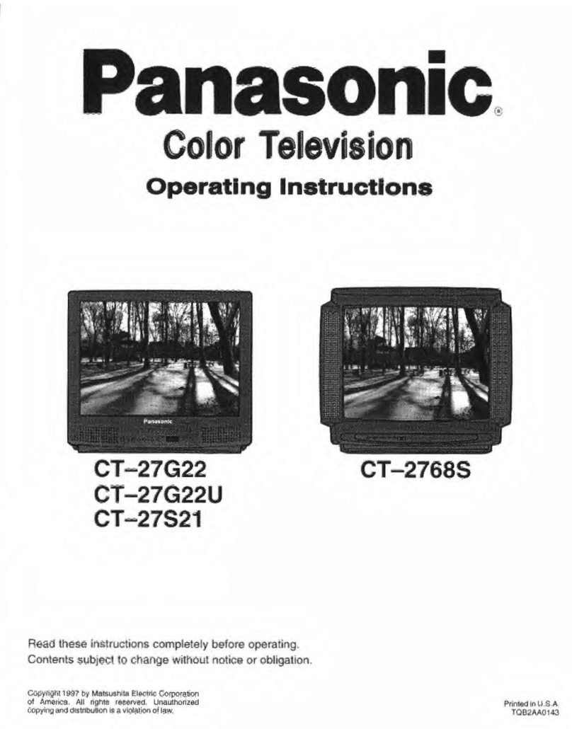 Panasonic CT-27G22 User manual