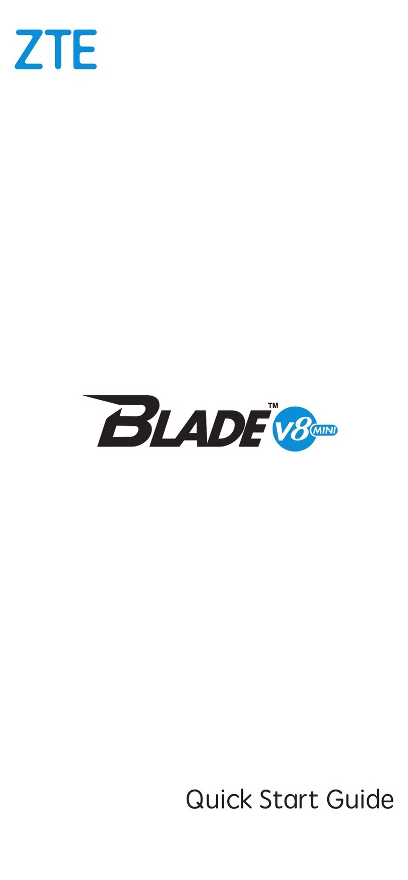 Zte BLADE V8 MINI User manual