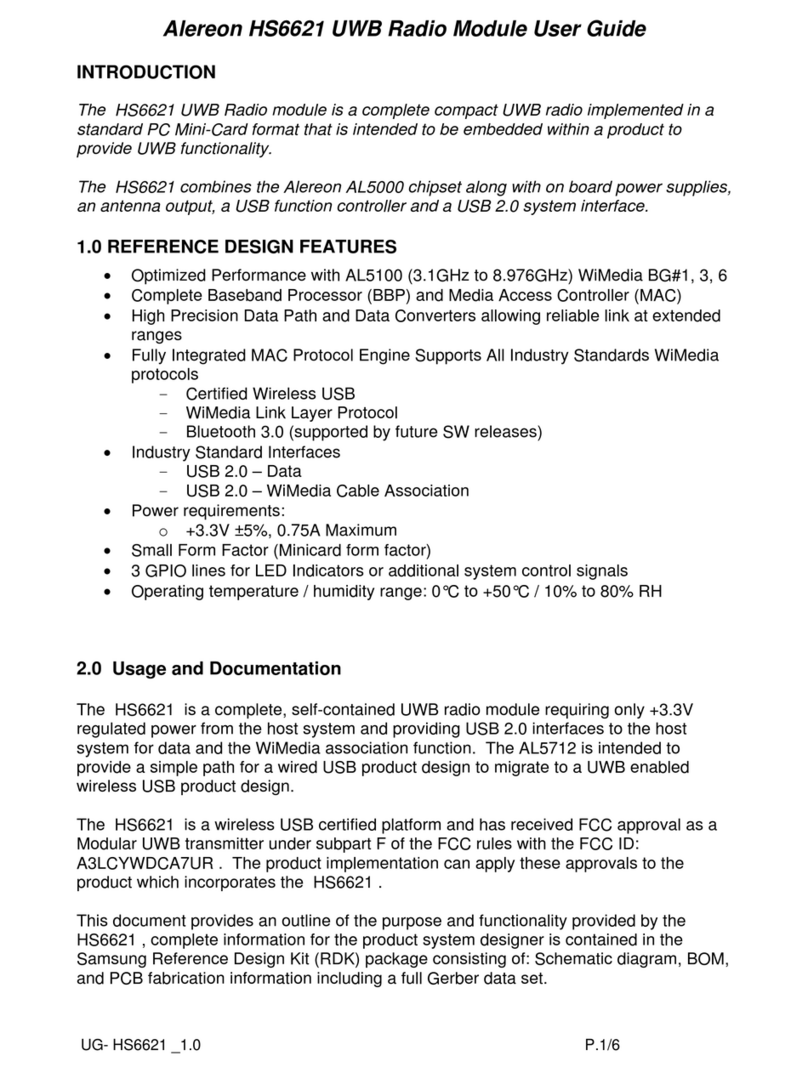 Alereon HS6621 user guide