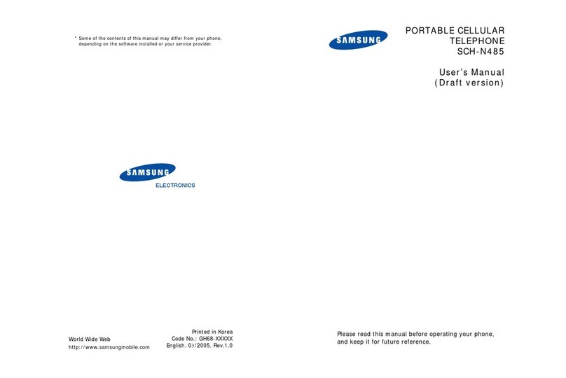 Samsung SCH-N485 User manual