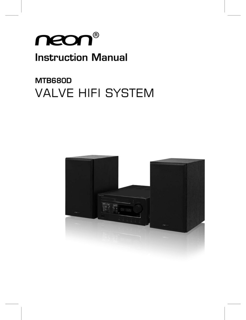 Neon MTB680D User manual