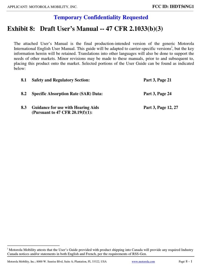 Motorola DROID RAZR HD User manual